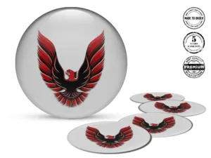 Pontiac Adesivo Cupola Design Emblemi Ruota Pregiati